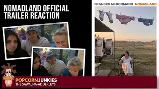 NOMADLAND Official Trailer The POPCORN JUNKIES REACTION