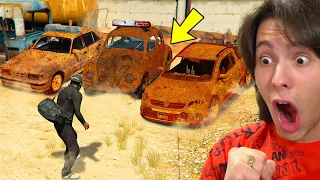 ENCONTREI CARROS BRASILEIROS ENFERRUJADO NO GTA 5!