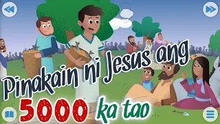 Pinakain ni Jesus ang 5000 ka tao | Bible Story for kids | Tagalog Version