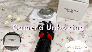 UNBOXING my first camera!! SONY ZV-M2| + footage comparison| yeaitsdana 2024