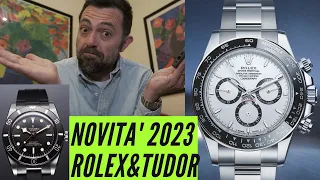 Reagisco alle NOVITA' 2023 ROLEX e TUDOR di Watches & Wonders!