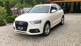 Audi Q3 Quattro S-Tronic  2.0 TDI S-Line 177KM Full LEDY Nawigacja Skóra Hak Kluczyk Komfortowy Hak