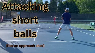 Attacking short balls in tennis forehand | Strategy Pt1