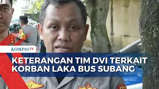 Tim DVI Ungkap Proses Identifikasi Jenazah Korban Laka Bus di Cianter Tak Ada Kendala