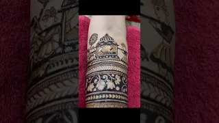 How to Draw Groom Face in Fullhand Bridal Mehndi Design |dulha kaise banata hai |dulha mehndi design