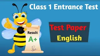 Class 1 Admission Test (English ) Syllabus and Sample Paper बच्चों को कैसे करें तैयार