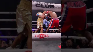 Evander Holyfield gets knocked out by Vitor Belfort! (TKO) #shorts