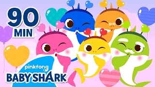 💌Valentine's Day Sharks, Doo Doo Doo | +Compilation | Baby Shark 1 hour | Baby Shark Official