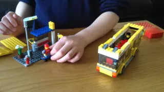 LEGO City Corner 7641: Featuring the Yellow Bus and Bus Stop [PART 1]