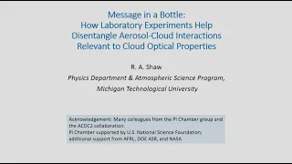 How Lab Experiments Help Disentangle Aerosol-Cloud Interactions Relevant to Cloud Optical Properties