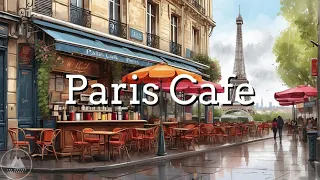 Parisian Raindrops: Café Elegance with Ambiance Music ☕🗼 🎵 #pariscafe #music #ambiance