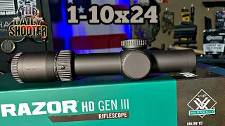 Vortex Razor HD Gen III 1-10 Unboxing & First Impressions