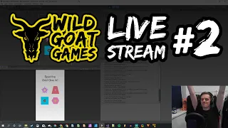 Indie Game Dev Live Stream #2: Developing 'Odd One In' for Android & iOS | Wild Goat Games