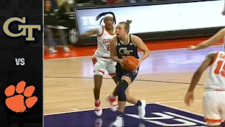 Georgia Tech vs. Clemson Women's Basketball Highlights (2021-22)