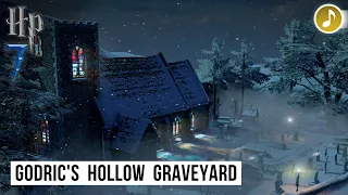 HP7 - Ambience & Music ⚡️ Godric's Hollow Graveyard in Winter - [HD ASMR & Animation]