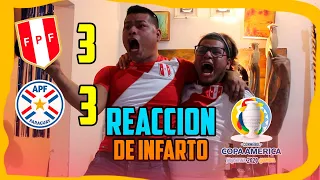 REACCION DE INFARTO Perú 3 vs 3 Paraguay copa america 2021