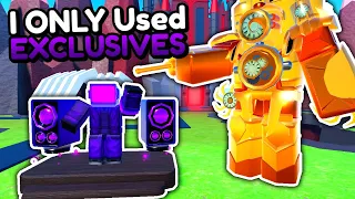 EXCLUSIVES ONLY in ENDLESS MODE!! (Toilet Tower Defense)