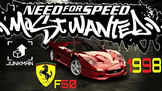 Ferrari F50 - Customization JUNKMAN | Need For Speed Most Wanted 2005 | SHOHAN | 4K