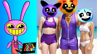 Pomni and CatNap React to The Amazing Digital Circus - Poppy Playtime Chapter 3 - TikTok 67