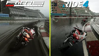 RiMS Racing vs RiDE 4 PS5 4K 60 FPS Graphics Comparison