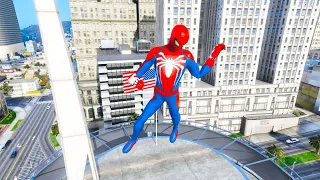 SPIDERMAN Water Ragdolls | GTA 5 Jumps/Fails # (Euphoria Physics | Funny Moments | Ragdoll)