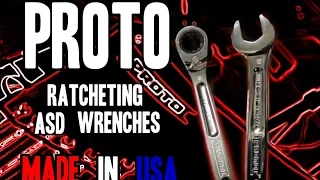 Proto ASD Ratcheting Spline Combination Wrenches - MADE IN USA