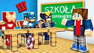 MINECRAFT ale SZKOŁA SUPERBOHATERÓW!