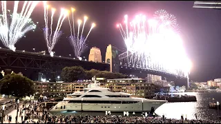 Sydney Harbour Bridge & Opera House 2023 New Year's Eve Firework - Midnight Session in HDR 4K iPhone