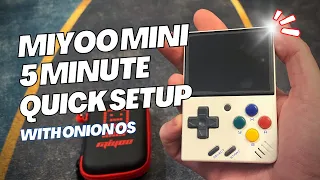 Miyoo Mini Quick Setup Guide with Onion OS