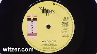 SEA OF LOVE - HONEYDRIPPERS (1984) on WEA 45RPM (Robert Plant, Jimmy Page, Phil Phillips cover)