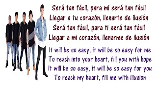 CNCO - Tan Fácil Lyrics English and Spanish - Translation & Meaning - Letras en ingles