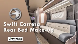 Swift Carrera 122, 132, 144, 184 Rear Bed Make-up Instructions