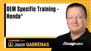 OEM-Specific Training: Honda® with Jason Gabrenas | Snap-on Diagnostics UK