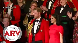 Meghan Markle y el príncipe Harry asisten a su último acto oficial con la familia real | Telemundo