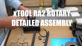 xTool RA2 Rotary Assembly in detail