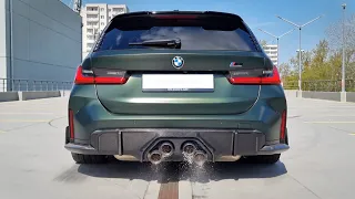 BMW M3 M Performance Titanium Exhaust sound & revs and acceleration