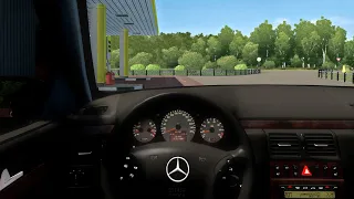 Mercedes Benz W210 E420 - City Car Driving | Logitech G29 gameplay