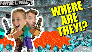 FATHER SON MINECRAFT / Impossible Diamond Quest!