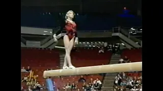 1998 Sagit Gymnastics World Cup Event Finals - Simona Amanar (ROM) BB (Argentina TV)