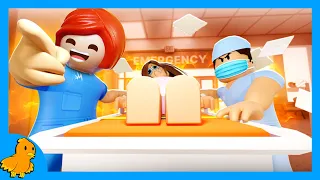 Playmobil Familie Vogel: Julian arbeitet einen Tag im Krankenhaus (Roblox)