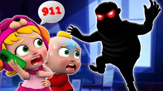 Smart Babies vs Bad Thief 👮✨🚨 Call 911 Song | NEW Kid Songs & Nursery Rhymes - PIB Family