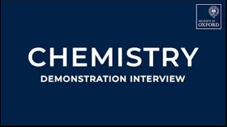 Chemistry Demonstration Interview