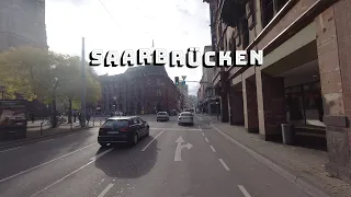 DRIVING DOWNTOWN SAARBRÜCKEN 🇩🇪 4K⁶⁰