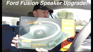 PowerBass OE652-FD 2016 Ford Fusion Speaker Upgrade and Review