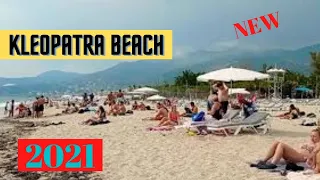 alanya kleopatra beach walking tour  / alanya beach l alanya antalya turkey holiday