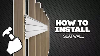 How to Install Proslat Slatwall