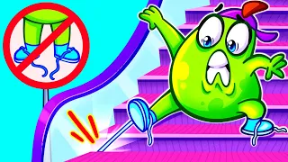 ESCALATOR SONG! 😀 | MAGIC STAIRS ✨️ SONG BY LITTLE BABY PEARS🎶