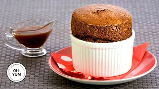 Professional Baker Teaches You How To Make CHOCOLATE SOUFFLE!