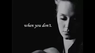 I Can't Make You Love Me - Adele (w/ lyrics)