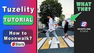 Easy how to Moonwalk Tutorial 😱🔥 Tuzelity Dance Tutorial on viral TikTok Songs 2022 (Shuffle Dance)